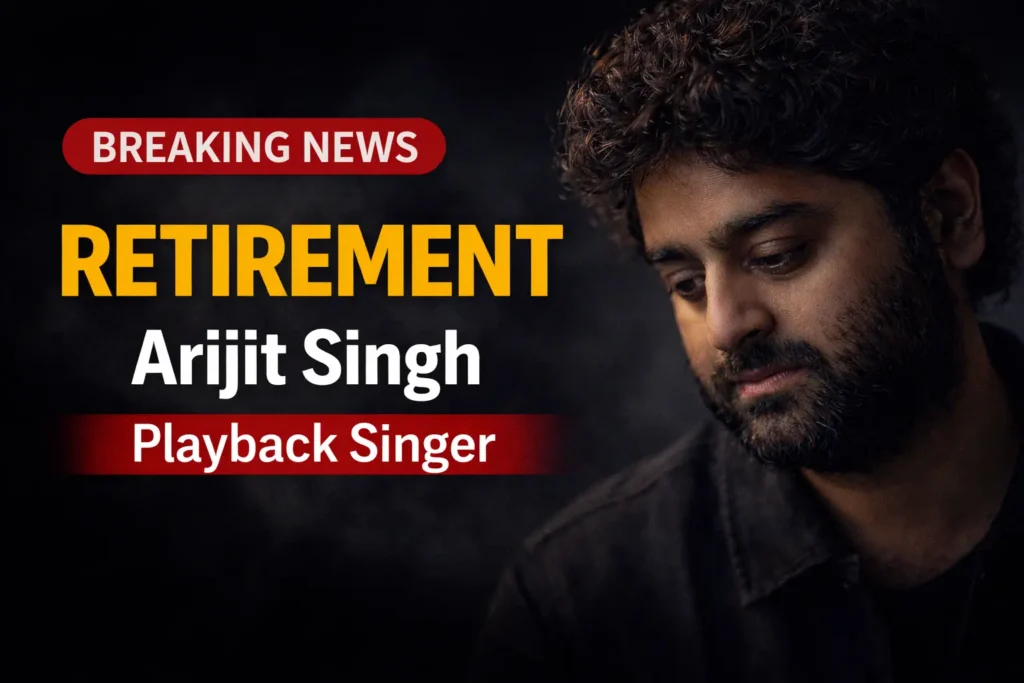 Arijit Singh Retirement as Playback Singer